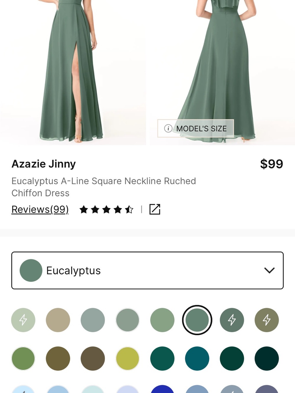 Azazie Jinny NWT sz 16